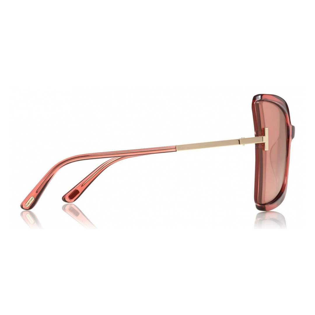 Occhiali da sole Tom Ford | Modello FT0766 72Y - Rosa Antico Trasparente