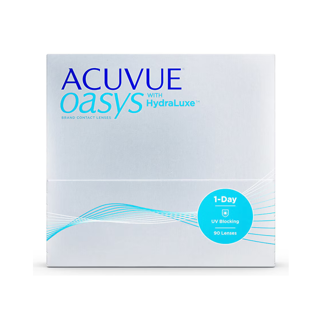 Acuvue® Oasys 1-Day with HydraLuxe® - Sphere | Pack 30 &amp; 90